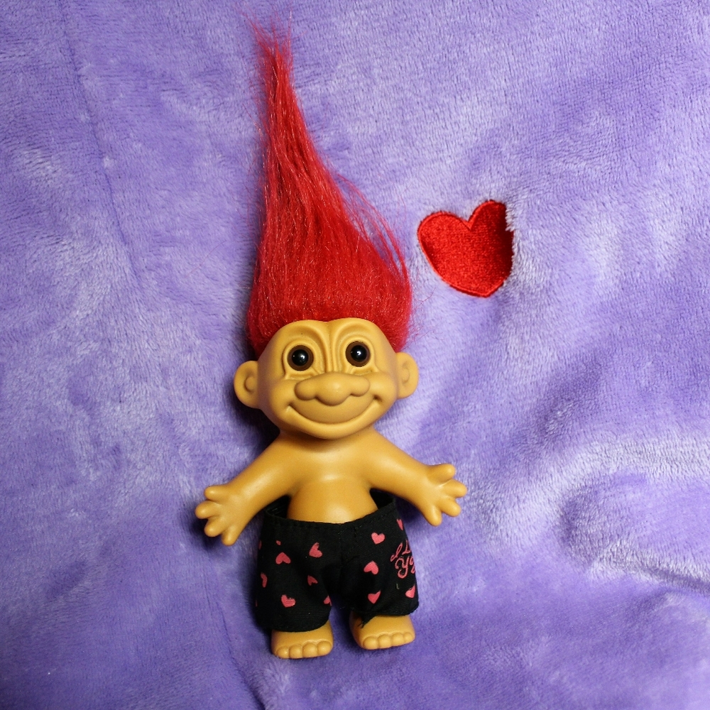 Vintage 90's Troll Doll